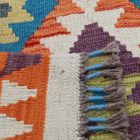 Preproga Kilim Chobi 76x202 ročno tkani afgan kilim iz volne