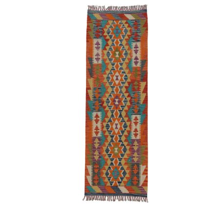 Preproga Kilim Chobi 71x210 ročno tkani afgan kilim