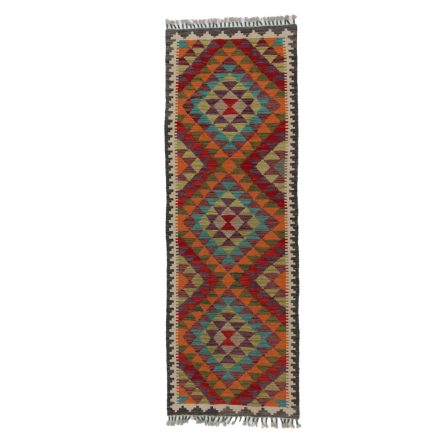 Preproga Kilim Chobi 66x193 ročno tkani afgan kilim