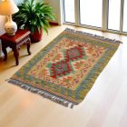 Preproga Kilim Chobi 63x93 ročno tkani afgan kilim iz volne