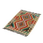 Preproga Kilim Chobi 62x80 ročno tkani afgan kilim iz volne