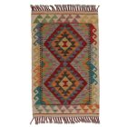 Preproga Kilim Chobi 92x59 ročno tkani afgan kilim