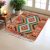Preproga Kilim Chobi 87x65 ročno tkani afgan kilim iz volne