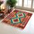 Preproga Kilim Chobi 88x64 ročno tkani afgan kilim iz volne