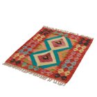 Preproga Kilim Chobi 88x64 ročno tkani afgan kilim iz volne