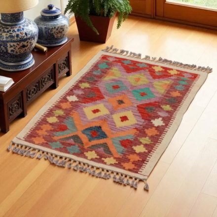 Preproga Kilim Chobi 90x54 ročno tkani afgan kilim