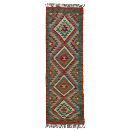 Preproga Kilim Chobi 63x192 ročno tkani afgan kilim