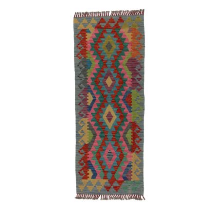 Preproga Kilim Chobi 65x164 ročno tkani afgan kilim
