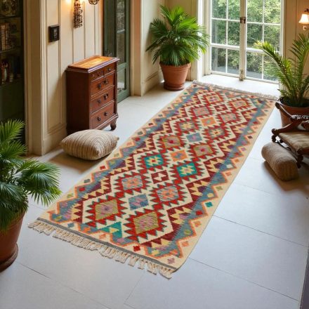 Preproga Kilim Chobi 66x194 ročno tkani afgan kilim