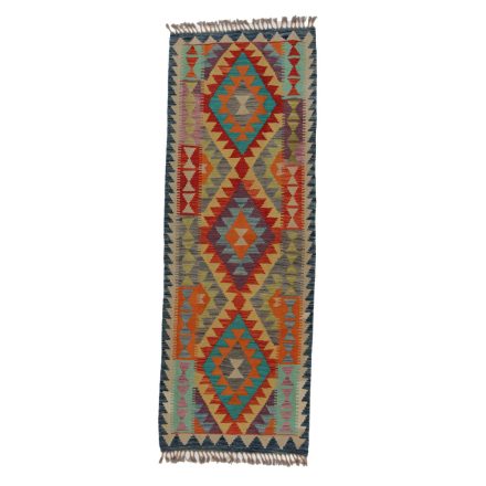 Preproga Kilim Chobi 74x205 ročno tkani afgan kilim