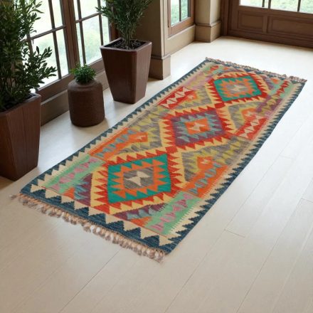Preproga Kilim Chobi 74x205 ročno tkani afgan kilim