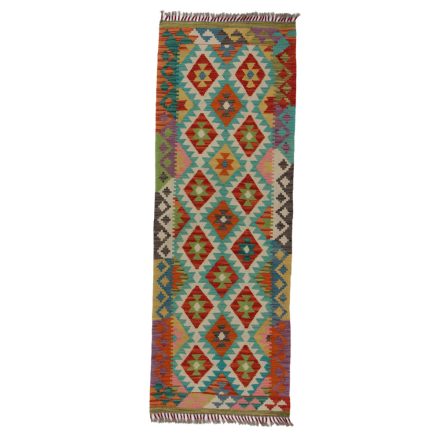 Preproga Kilim Chobi 72x203 ročno tkani afgan kilim