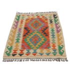 Preproga Kilim Chobi 127x82 ročno tkani afgan kilim iz volne