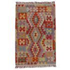 Preproga Kilim Chobi 152x101 ročno tkani afgan kilim iz volne