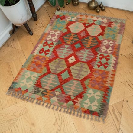 Maimana Kilim preproga 99x150 ročno tkani afganistanski Kilim