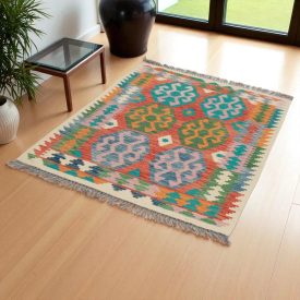 Preproga Kilim Chobi 154x104 ročno tkani Afgan kilim