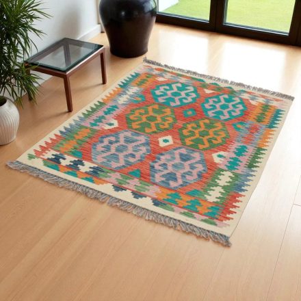 Preproga Kilim Chobi 154x104 ročno tkani Afgan volneni kilim