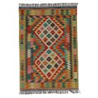 Etnična preproga kilim 131x93 ročno tkani volneni kilim