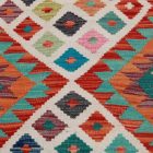 Etnična preproga kilim 131x93 ročno tkani volneni kilim