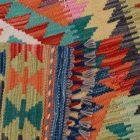 Etnična preproga kilim 131x93 ročno tkani volneni kilim