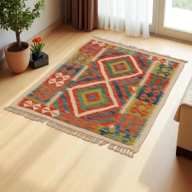 Ročno tkana preproga kilim Chobi 117x83 etnični kilim