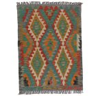 Etnična preproga kilim 144x107 ročno tkani volneni kilim
