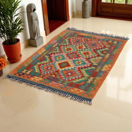 Preproga Kilim Chobi 150x102 ročno tkani afgan kilim