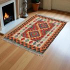 Preproga Kilim Chobi 84x124 ročno tkani afgan kilim iz volne