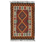 Preproga Kilim Chobi 84x124 ročno tkani afgan kilim iz volne