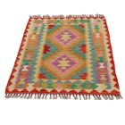 Preproga Kilim Chobi 122x83 ročno tkani afgan kilim