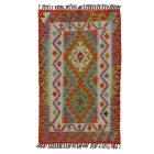 Preproga Kilim Chobi 131x81 ročno tkani afgan kilim iz volne