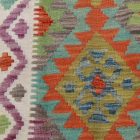 Preproga Kilim Chobi 131x81 ročno tkani afgan kilim iz volne