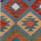 Preproga Kilim Chobi 123x79 ročno tkani afgan kilim iz volne