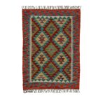 Preproga Kilim Chobi 80x112 ročno tkani afgan kilim iz volne