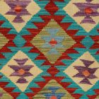 Preproga Kilim Chobi 80x112 ročno tkani afgan kilim iz volne