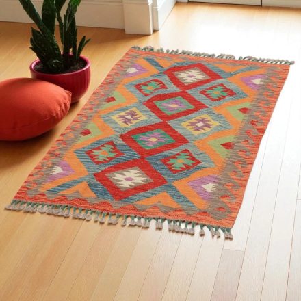 Preproga Kilim Chobi 125x79 ročno tkani afgan kilim