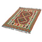 Preproga Kilim Chobi 125x84 ročno tkani afgan kilim iz volne