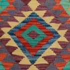 Preproga Kilim Chobi 125x84 ročno tkani afgan kilim iz volne