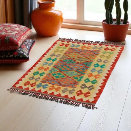 Preproga Kilim Chobi 118x88 ročno tkani afgan kilim