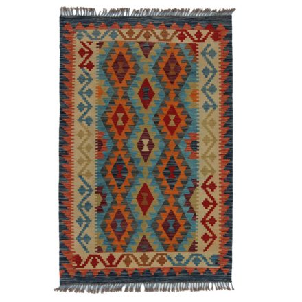 Etnična preproga kilim 156x102 ročno tkani volneni kilim