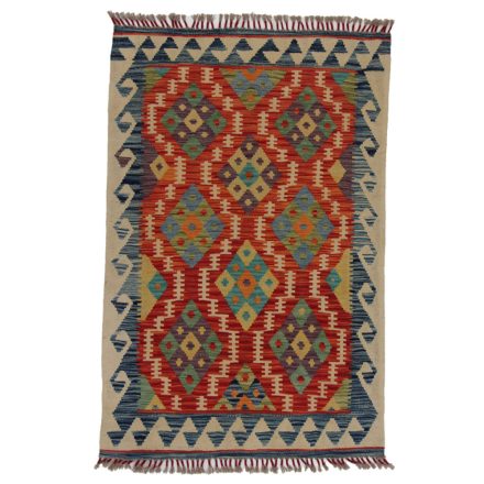 Kilim preproga Afghan 155x102 ročno tkana volnena kilim