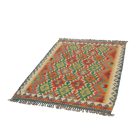 Kilim preproga Afghan 150x98 ročno tkana volnena preproga kilim