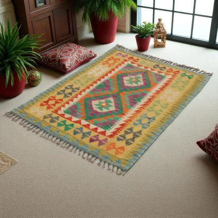 Preproga Kilim Chobi 90x128 ročno tkani afgan kilim