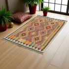Preproga Kilim Chobi 104x153 ročno tkani afgan kilim iz volne