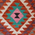 Preproga Kilim Chobi 84x122 ročno tkani afgan kilim iz volne