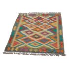 Preproga Kilim Chobi 119x89 ročno tkani afgan kilim iz volne