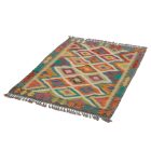 Preproga Kilim Chobi 119x89 ročno tkani afgan kilim iz volne