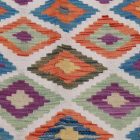 Preproga Kilim Chobi 119x89 ročno tkani afgan kilim iz volne