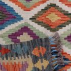 Preproga Kilim Chobi 119x89 ročno tkani afgan kilim iz volne