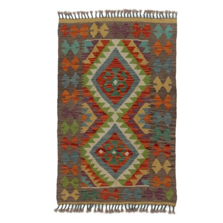 Preproga Kilim Chobi 125x79 ročno tkani afgan kilim